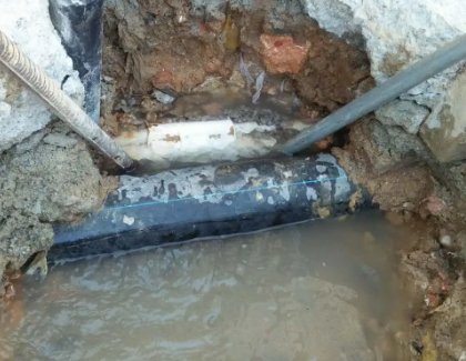 澄江测漏水之水管漏水